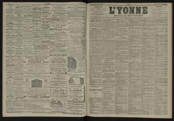 3 vues - L\'Yonne, journal du département, n° 49, vendredi 28 février 1902 (ouvre la visionneuse)