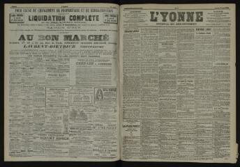 3 vues - L\'Yonne, journal du département, n° 84, samedi 12 avril 1902 (ouvre la visionneuse)