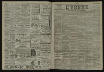 3 vues - L\'Yonne, journal du département, n° 86, mercredi 16 avril 1902 (ouvre la visionneuse)