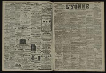 3 vues - L\'Yonne, journal du département, n° 91, mardi 22 avril 1902 (ouvre la visionneuse)