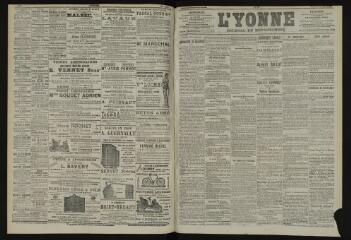 3 vues - L\'Yonne, journal du département, n° 94, vendredi 25 avril 1902 (ouvre la visionneuse)