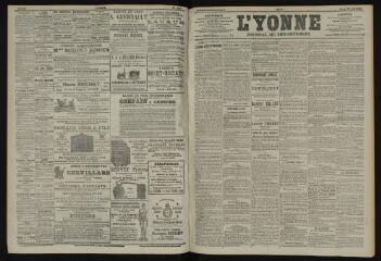 3 vues - L\'Yonne, journal du département, n° 95, samedi 26 avril 1902 (ouvre la visionneuse)