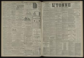 3 vues - L\'Yonne, journal du département, n° 96, lundi 28 avril 1902 (ouvre la visionneuse)