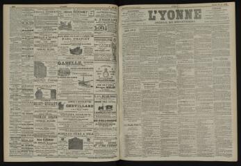 3 vues - L\'Yonne, journal du département, n° 108, mercredi 14 mai 1902 (ouvre la visionneuse)