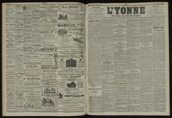 3 vues - L\'Yonne, journal du département, n° 134, samedi 14 juin 1902 (ouvre la visionneuse)