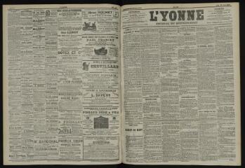 3 vues - L\'Yonne, journal du département, n° 138, jeudi 19 juin 1902 (ouvre la visionneuse)