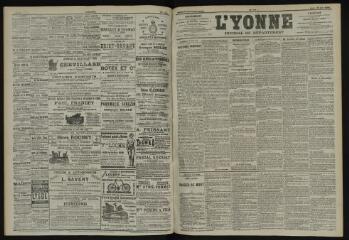 3 vues - L\'Yonne, journal du département, n° 141, lundi 23 juin 1902 (ouvre la visionneuse)