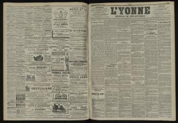 3 vues - L\'Yonne, journal du département, n° 147, lundi 30 juin 1902 (ouvre la visionneuse)