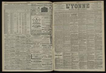 3 vues - L\'Yonne, journal du département, n° 148, mardi 1 juillet 1902 (ouvre la visionneuse)