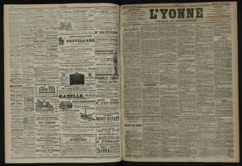 3 vues - L\'Yonne, journal du département, n° 149, mercredi 2 juillet 1902 (ouvre la visionneuse)