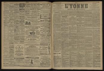 3 vues - L\'Yonne, journal du département, n° 164, lundi 21 juillet 1902 (ouvre la visionneuse)