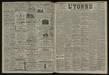 3 vues - L\'Yonne, journal du département, n° 166, mercredi 23 juillet 1902 (ouvre la visionneuse)
