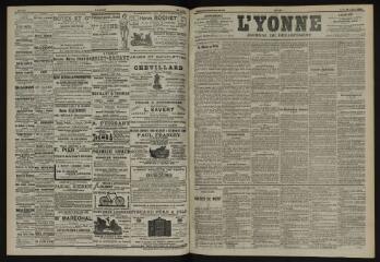 3 vues - L\'Yonne, journal du département, n° 167, jeudi 24 juillet 1902 (ouvre la visionneuse)