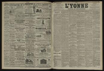 3 vues - L\'Yonne, journal du département, n° 168, vendredi 25 juillet 1902 (ouvre la visionneuse)