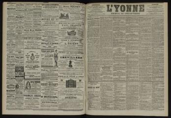 3 vues - L\'Yonne, journal du département, n° 170, lundi 28 juillet 1902 (ouvre la visionneuse)