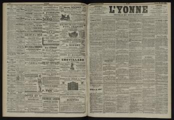3 vues - L\'Yonne, journal du département, n° 172, mercredi 30 juillet 1902 (ouvre la visionneuse)