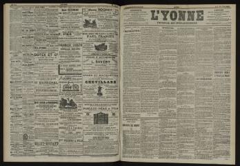 3 vues - L\'Yonne, journal du département, n° 173, jeudi 31 juillet 1902 (ouvre la visionneuse)