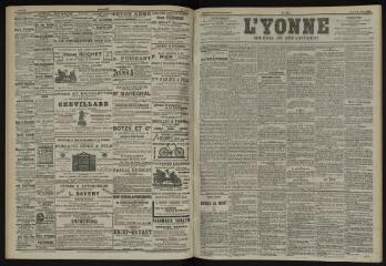 3 vues - L\'Yonne, journal du département, n° 175, samedi 2 août 1902 (ouvre la visionneuse)