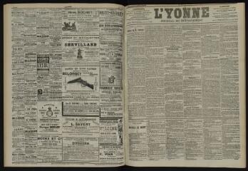 3 vues - L\'Yonne, journal du département, n° 176, mardi 5 août 1902 (ouvre la visionneuse)