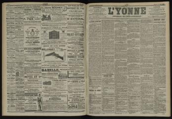 3 vues - L\'Yonne, journal du département, n° 177, mercredi 6 août 1902 (ouvre la visionneuse)