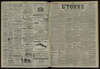 3 vues - L\'Yonne, journal du département, n° 179, vendredi 8 août 1902 (ouvre la visionneuse)