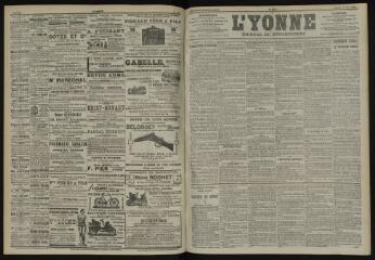 3 vues - L\'Yonne, journal du département, n° 180, samedi 9 août 1902 (ouvre la visionneuse)