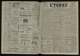 3 vues - L\'Yonne, journal du département, n° 182, mardi 12 août 1902 (ouvre la visionneuse)