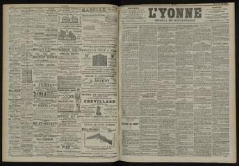 3 vues - L\'Yonne, journal du département, n° 185, samedi 16 août 1902 (ouvre la visionneuse)