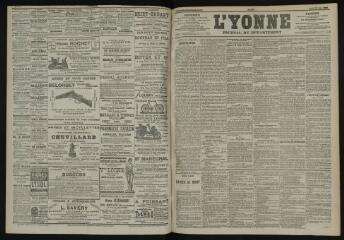 3 vues - L\'Yonne, journal du département, n° 186, lundi 18 août 1902 (ouvre la visionneuse)