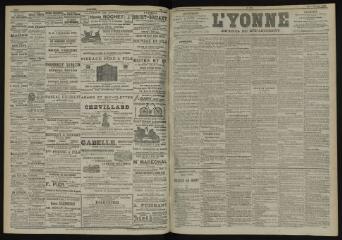 3 vues - L\'Yonne, journal du département, n° 187, mardi 19 août 1902 (ouvre la visionneuse)