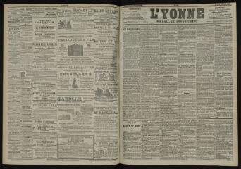 3 vues - L\'Yonne, journal du département, n° 188, mercredi 20 août 1902 (ouvre la visionneuse)