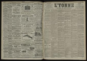 3 vues - L\'Yonne, journal du département, n° 189, jeudi 21 août 1902 (ouvre la visionneuse)