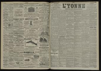 3 vues - L\'Yonne, journal du département, n° 191, samedi 23 août 1902 (ouvre la visionneuse)