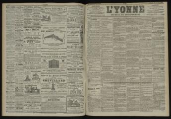 3 vues - L\'Yonne, journal du département, n° 200, mercredi 3 septembre 1902 (ouvre la visionneuse)
