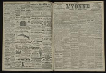 3 vues - L\'Yonne, journal du département, n° 203, samedi 6 septembre 1902 (ouvre la visionneuse)