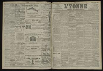 3 vues - L\'Yonne, journal du département, n° 204, lundi 8 septembre 1902 (ouvre la visionneuse)