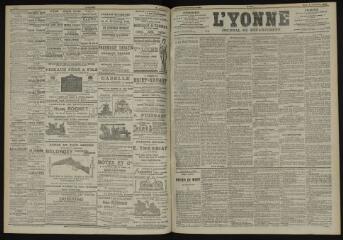 3 vues - L\'Yonne, journal du département, n° 205, mardi 9 septembre 1902 (ouvre la visionneuse)