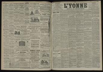 3 vues - L\'Yonne, journal du département, n° 206, mercredi 10 septembre 1902 (ouvre la visionneuse)