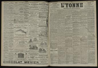 3 vues - L\'Yonne, journal du département, n° 207, jeudi 11 septembre 1902 (ouvre la visionneuse)