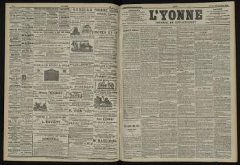 3 vues - L\'Yonne, journal du département, n° 214, vendredi 19 septembre 1902 (ouvre la visionneuse)