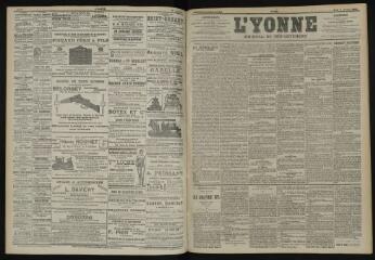 3 vues - L\'Yonne, journal du département, n° 229, mardi 7 octobre 1902 (ouvre la visionneuse)