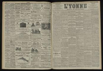 3 vues - L\'Yonne, journal du département, n° 237, vendredi 17 octobre 1902 (ouvre la visionneuse)