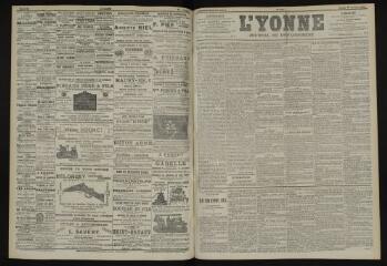 3 vues - L\'Yonne, journal du département, n° 238, samedi 18 octobre 1902 (ouvre la visionneuse)