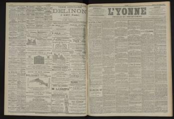 3 vues - L\'Yonne, journal du département, n° 241, mercredi 22 octobre 1902 (ouvre la visionneuse)