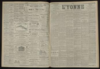3 vues - L\'Yonne, journal du département, n° 242, jeudi 23 octobre 1902 (ouvre la visionneuse)