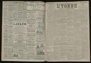 3 vues - L\'Yonne, journal du département, n° 252, mercredi 5 novembre 1902 (ouvre la visionneuse)