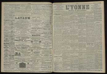 3 vues - L\'Yonne, journal du département, n° 265, jeudi 20 novembre 1902 (ouvre la visionneuse)