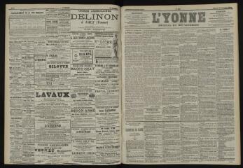 3 vues - L\'Yonne, journal du département, n° 270, mercredi 26 novembre 1902 (ouvre la visionneuse)