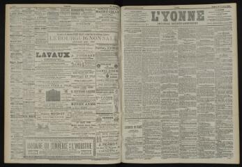 3 vues - L\'Yonne, journal du département, n° 272, vendredi 28 novembre 1902 (ouvre la visionneuse)