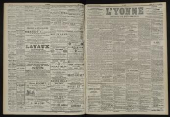 3 vues - L\'Yonne, journal du département, n° 273, samedi 29 novembre 1902 (ouvre la visionneuse)
